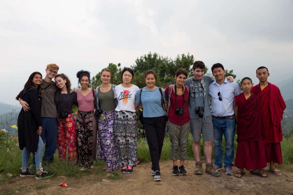 group-students-nepal-monestary-kikibaxter