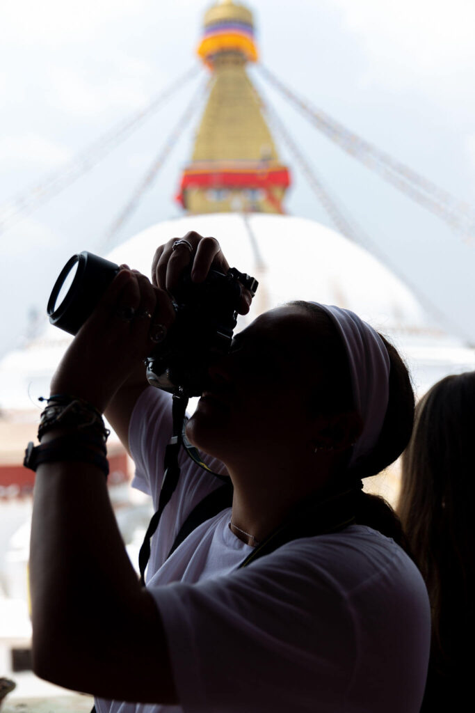 student-camera-photographer-kathmandu-stupa-kikibaxter