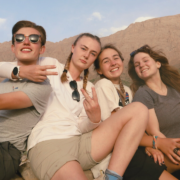 Alum Byers L. with her group in Morocco