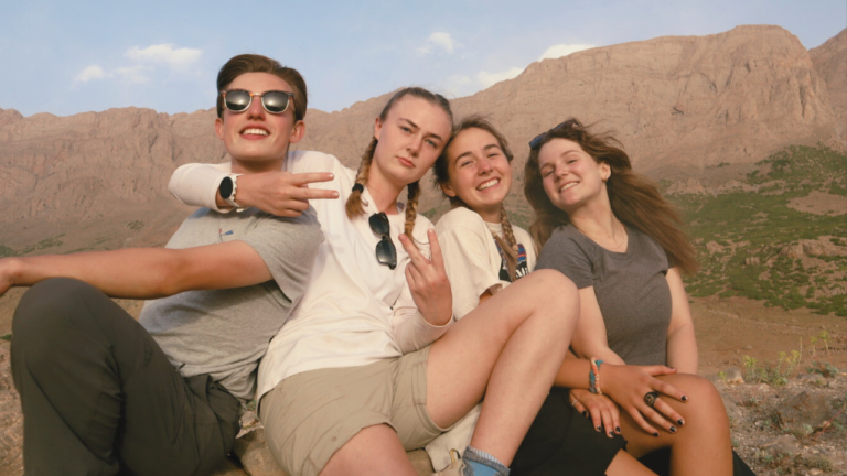 Alum Byers L. with her group in Morocco